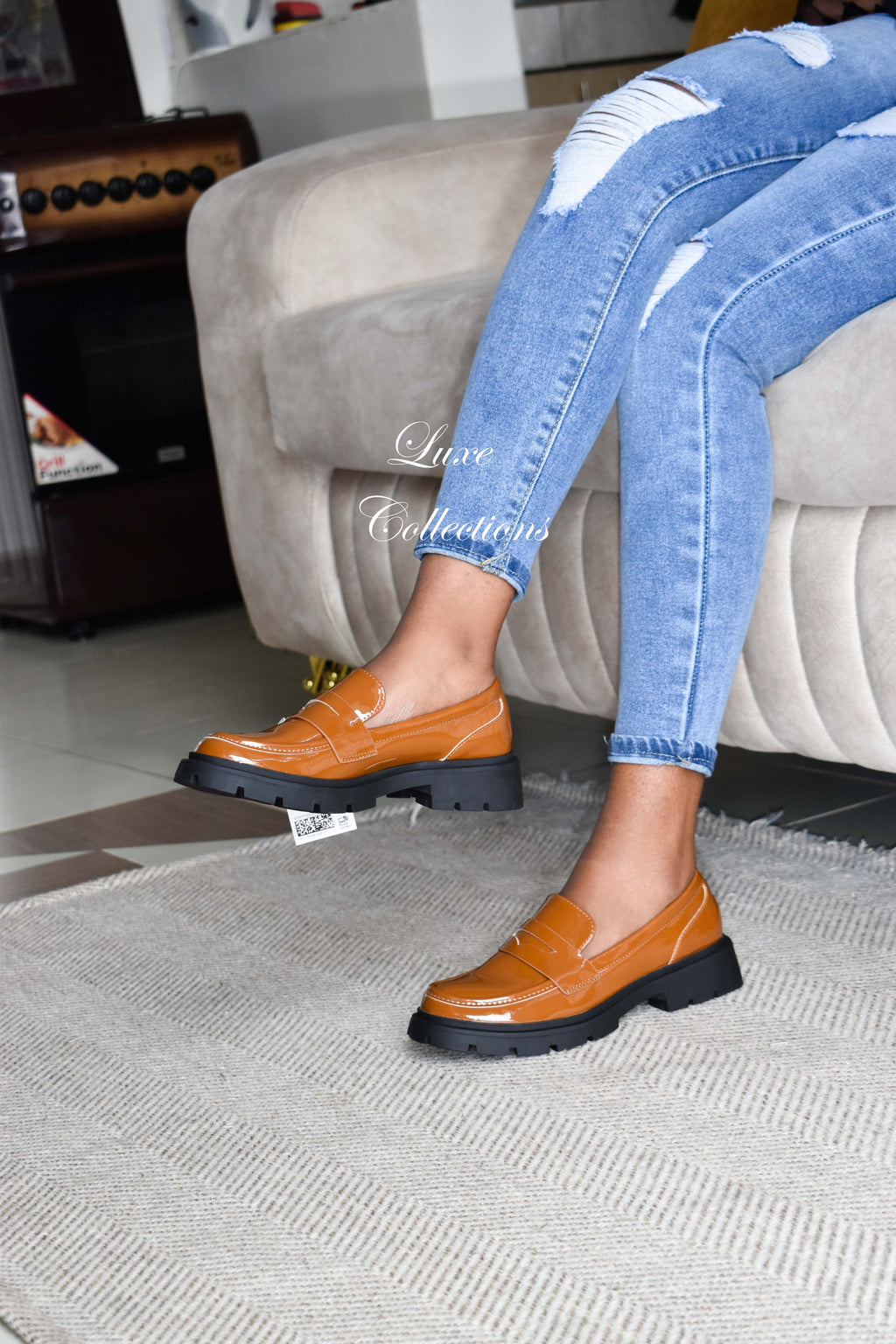 Brown Platform Brogues