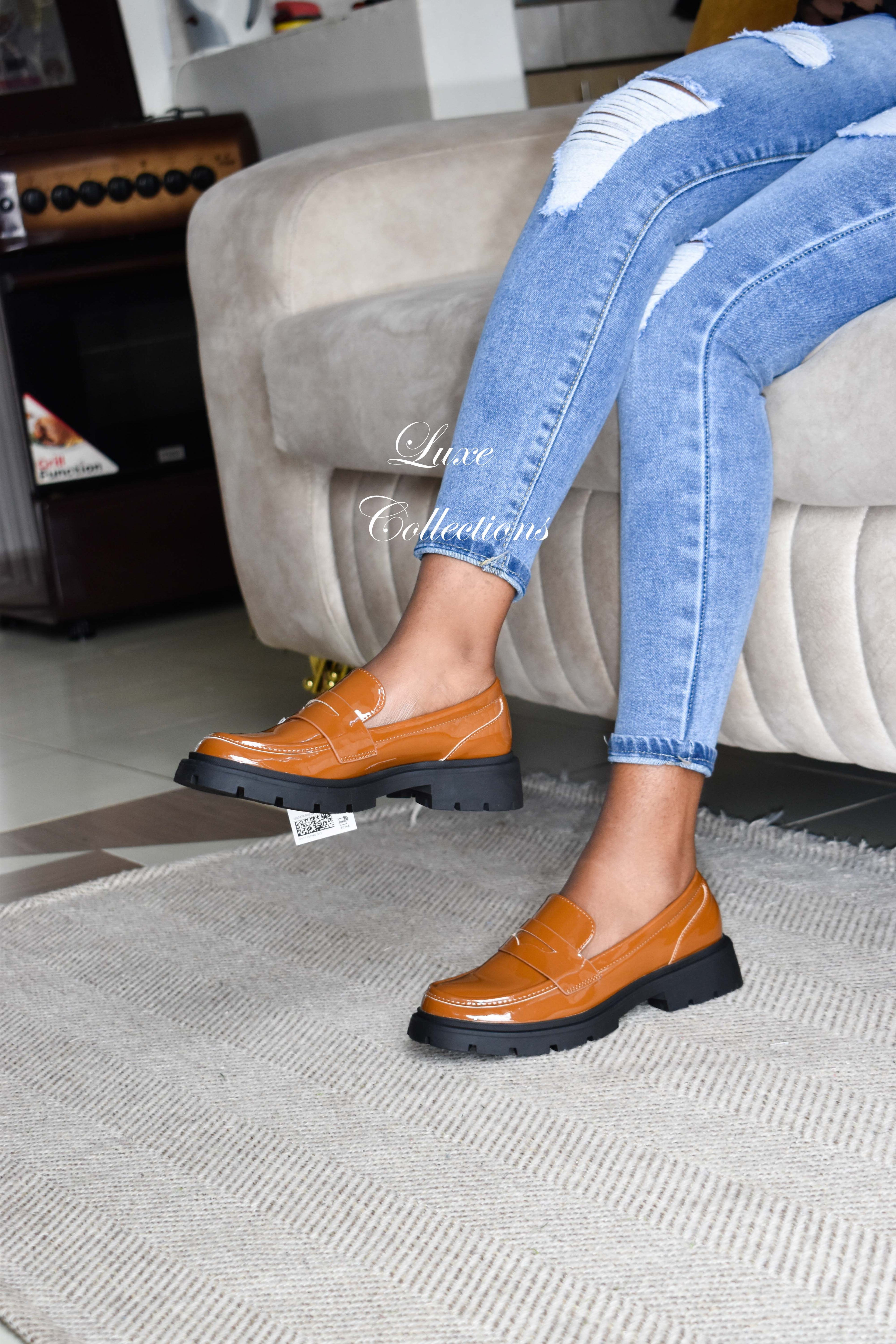 Brown Platform Brogues