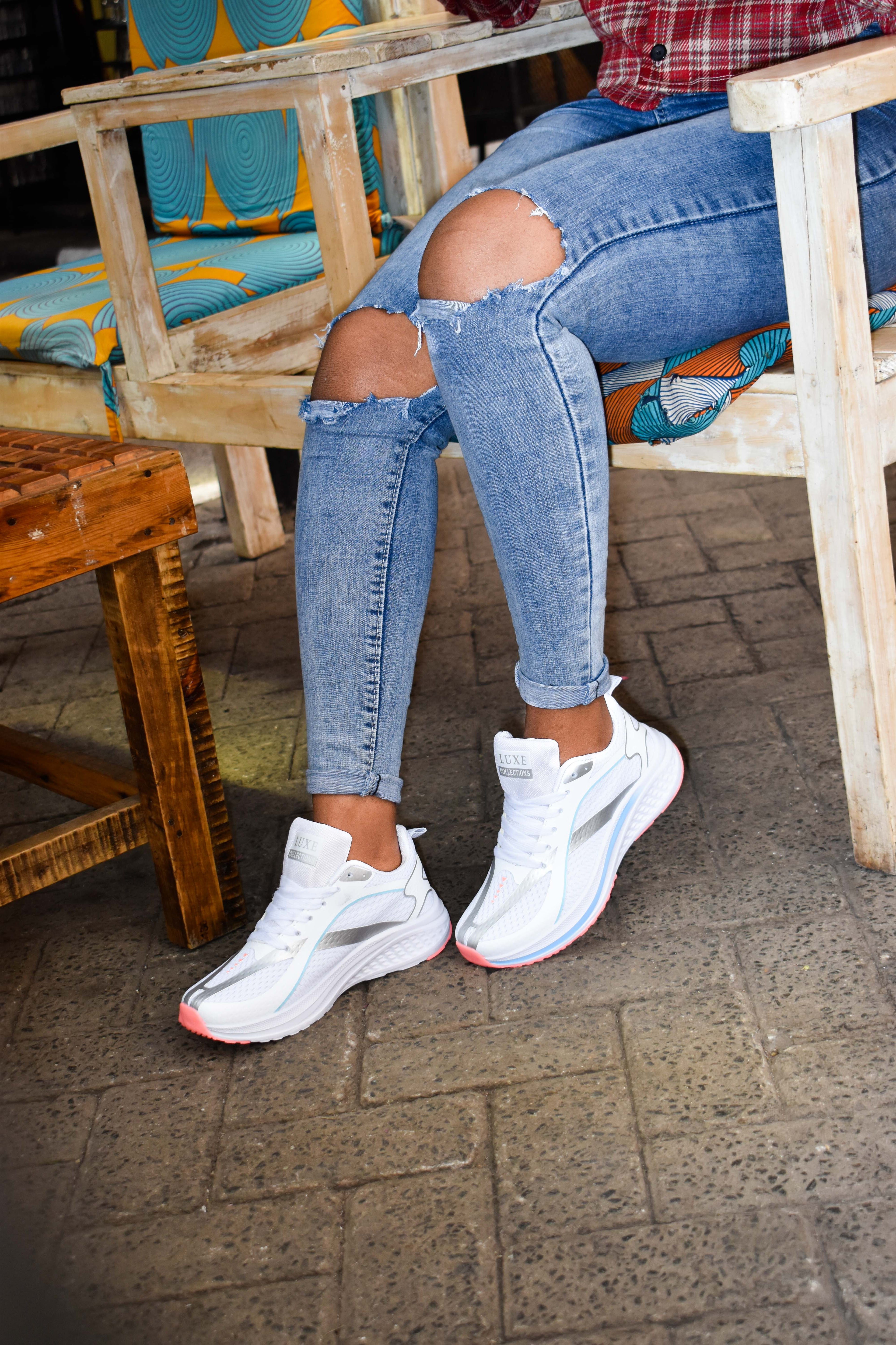 White Luxe Sneakers