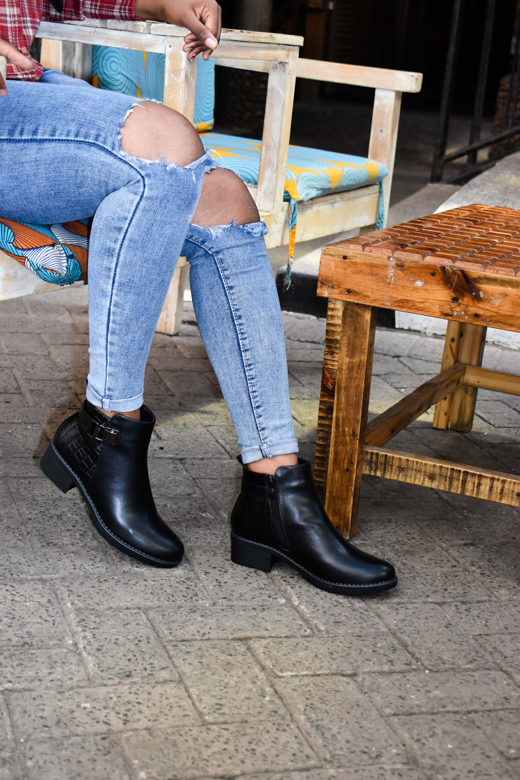 Black Luxe Ankle Boots