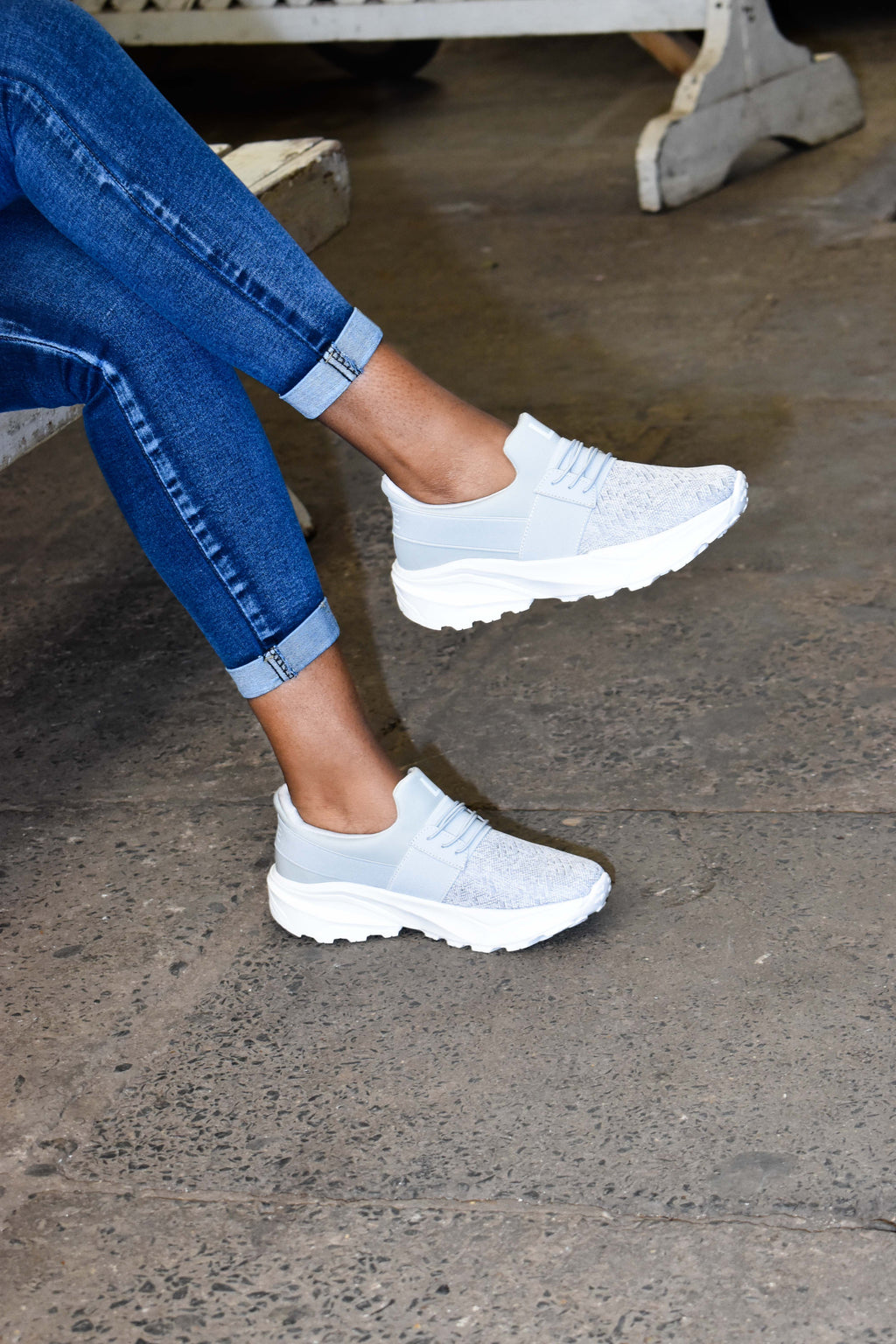 Grey Luxe Sneakers