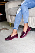 Maroon Bowtie Brogues