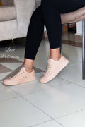 Brown canvas shoes