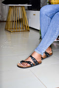 Floral Cork Sandals
