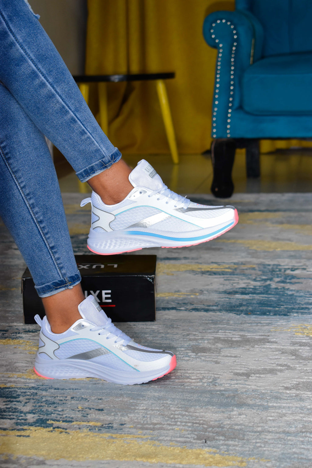 White Luxe Sneakers