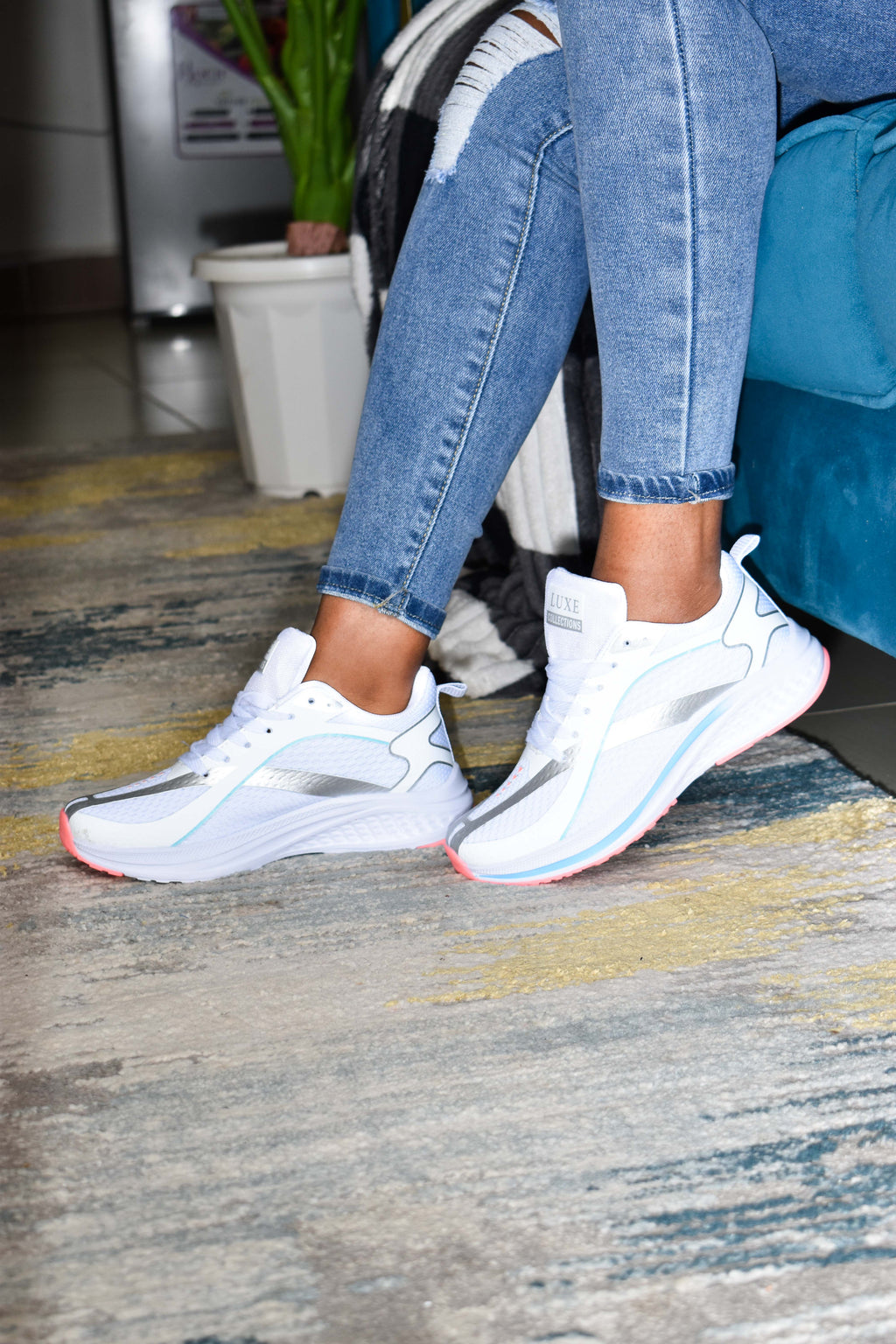 White Luxe Sneakers