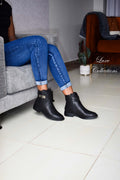 Black T Ankle Boots