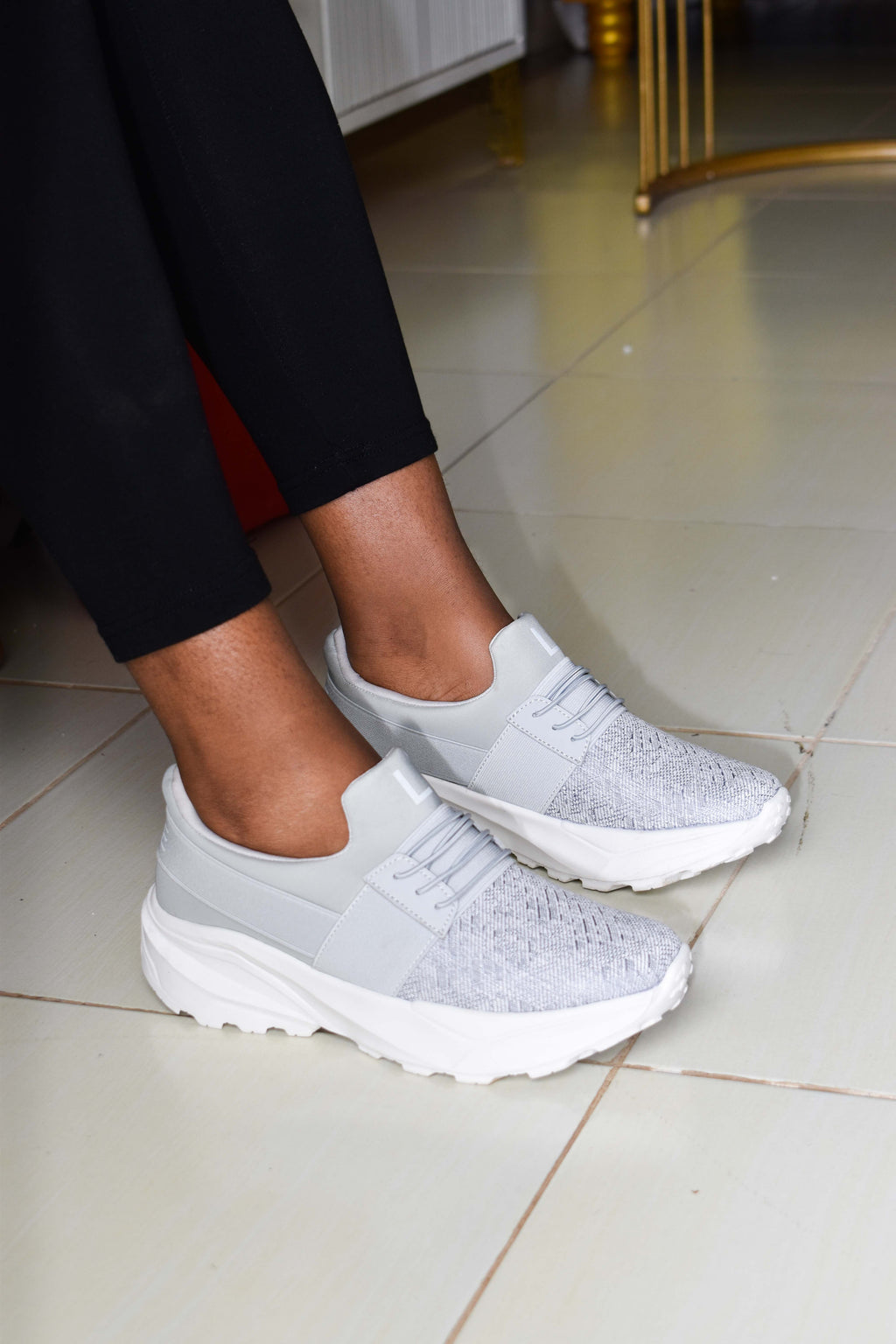 Grey Luxe Sneakers