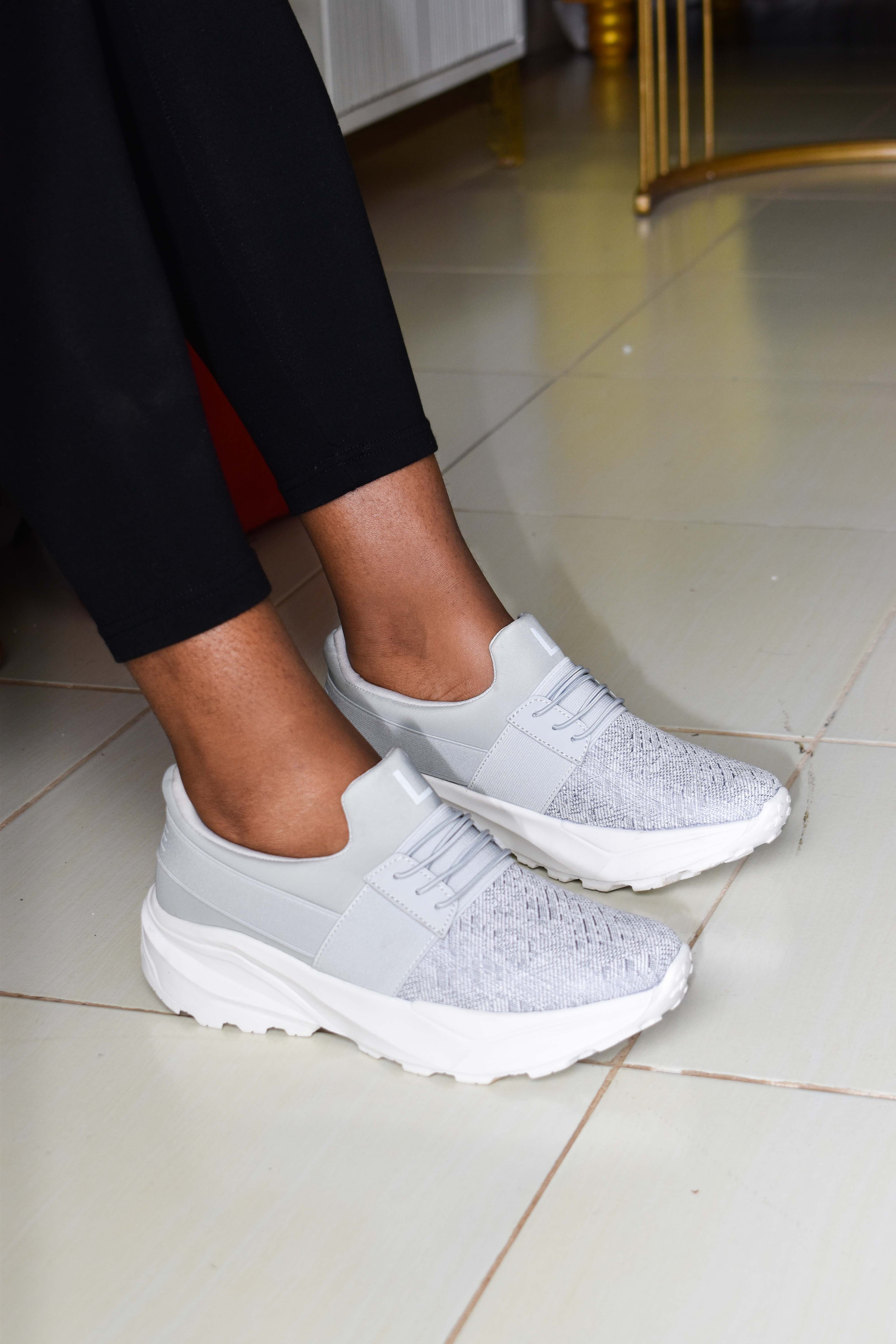 Grey Luxe Sneakers