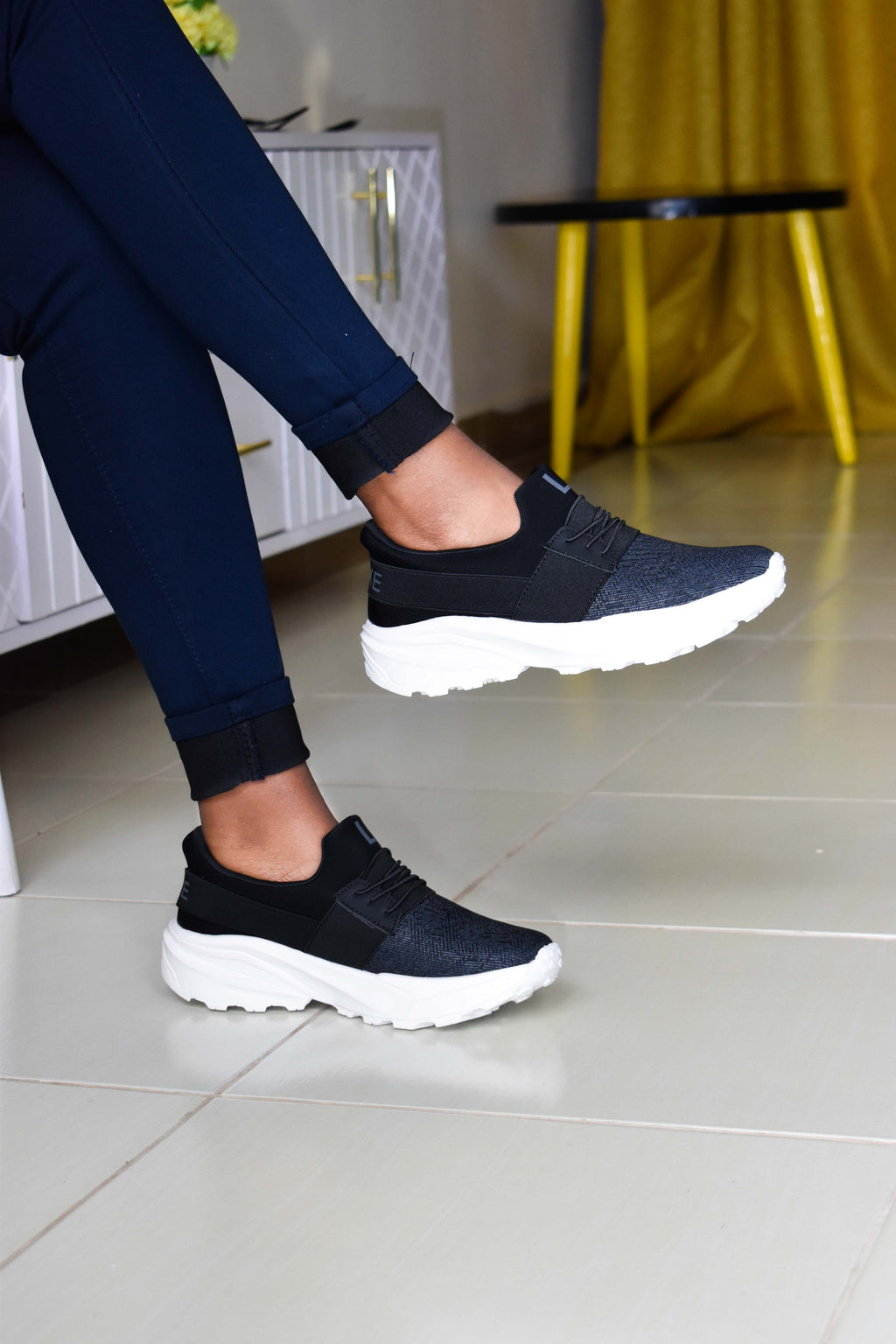 Black Luxe Sneakers