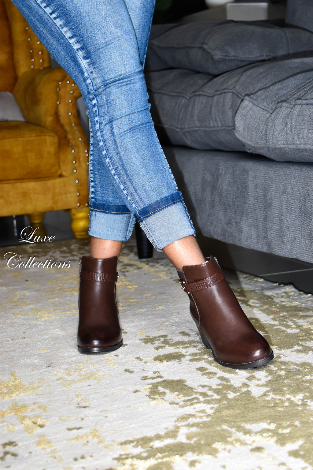 Tudots Brown Ankle Boots