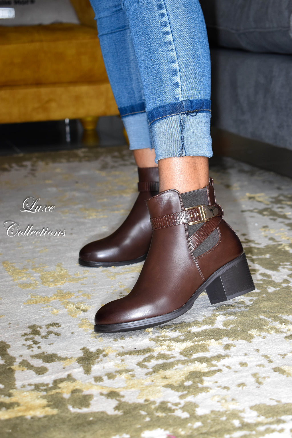 Tudots Brown Ankle Boots