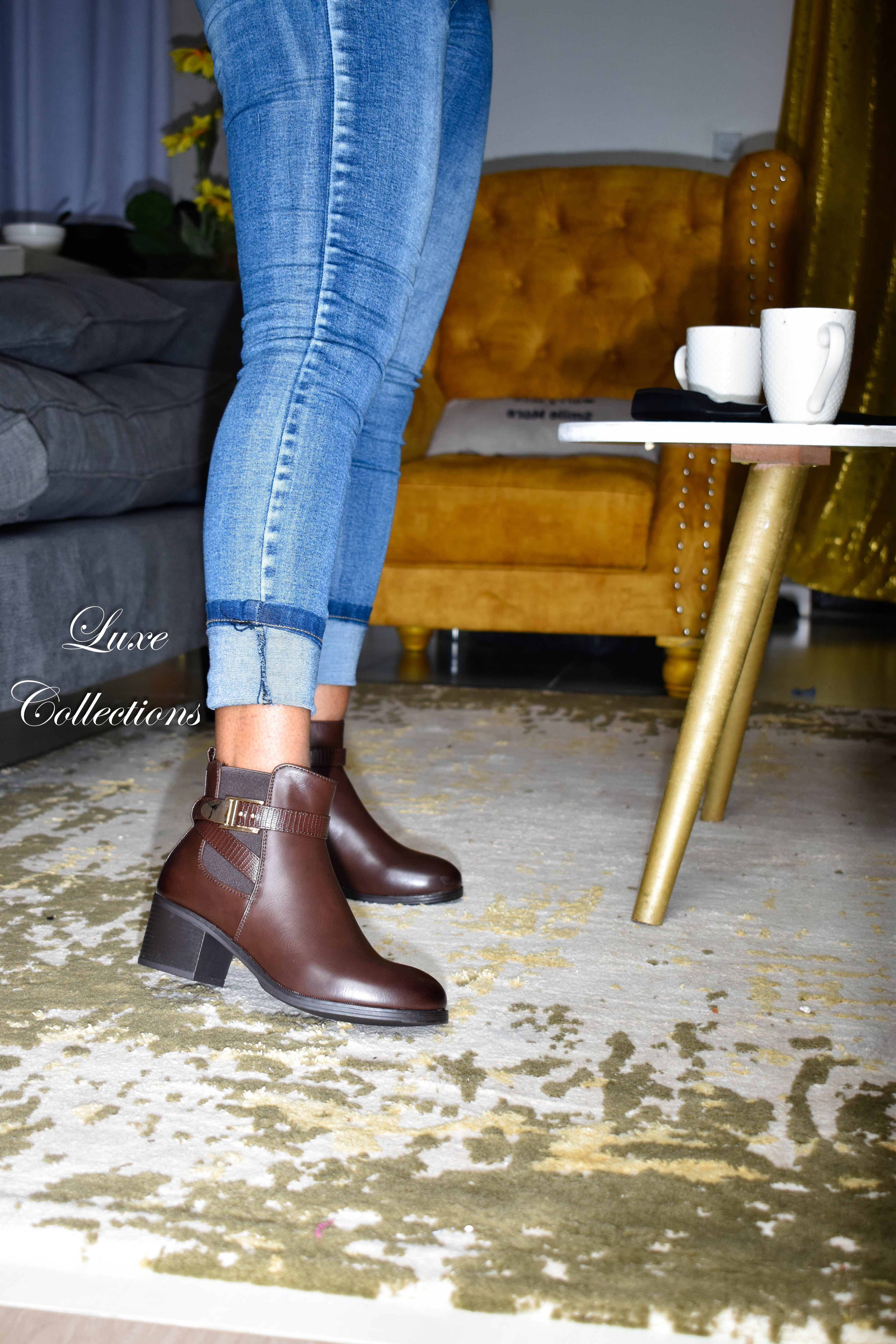 Tudots Brown Ankle Boots
