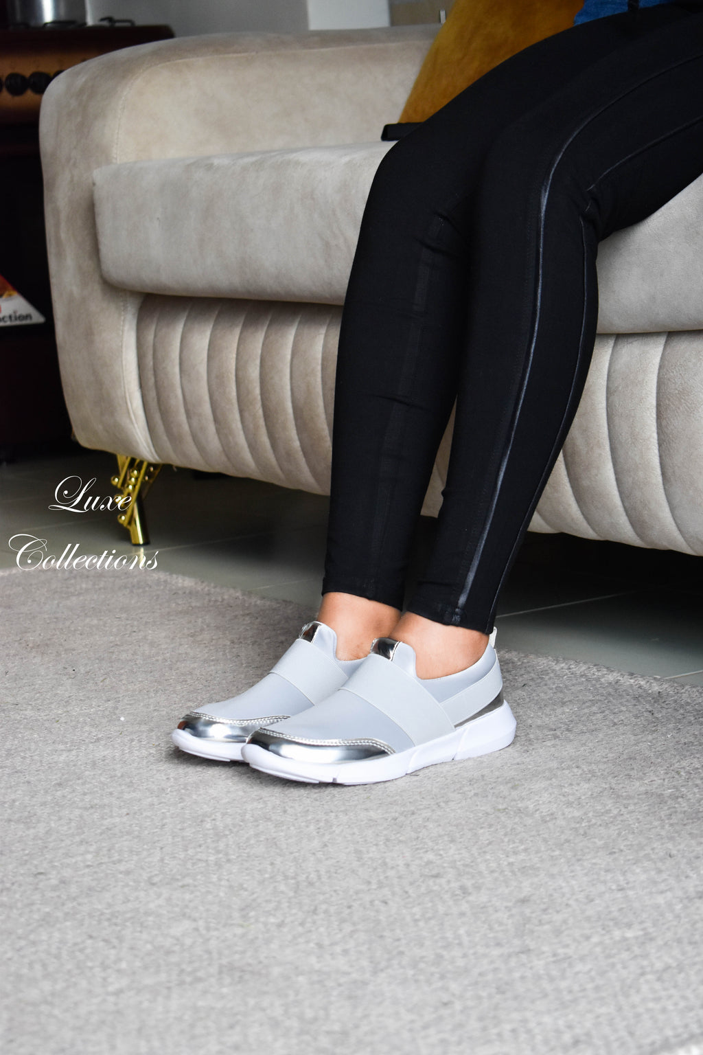 Grey Glide Shoes