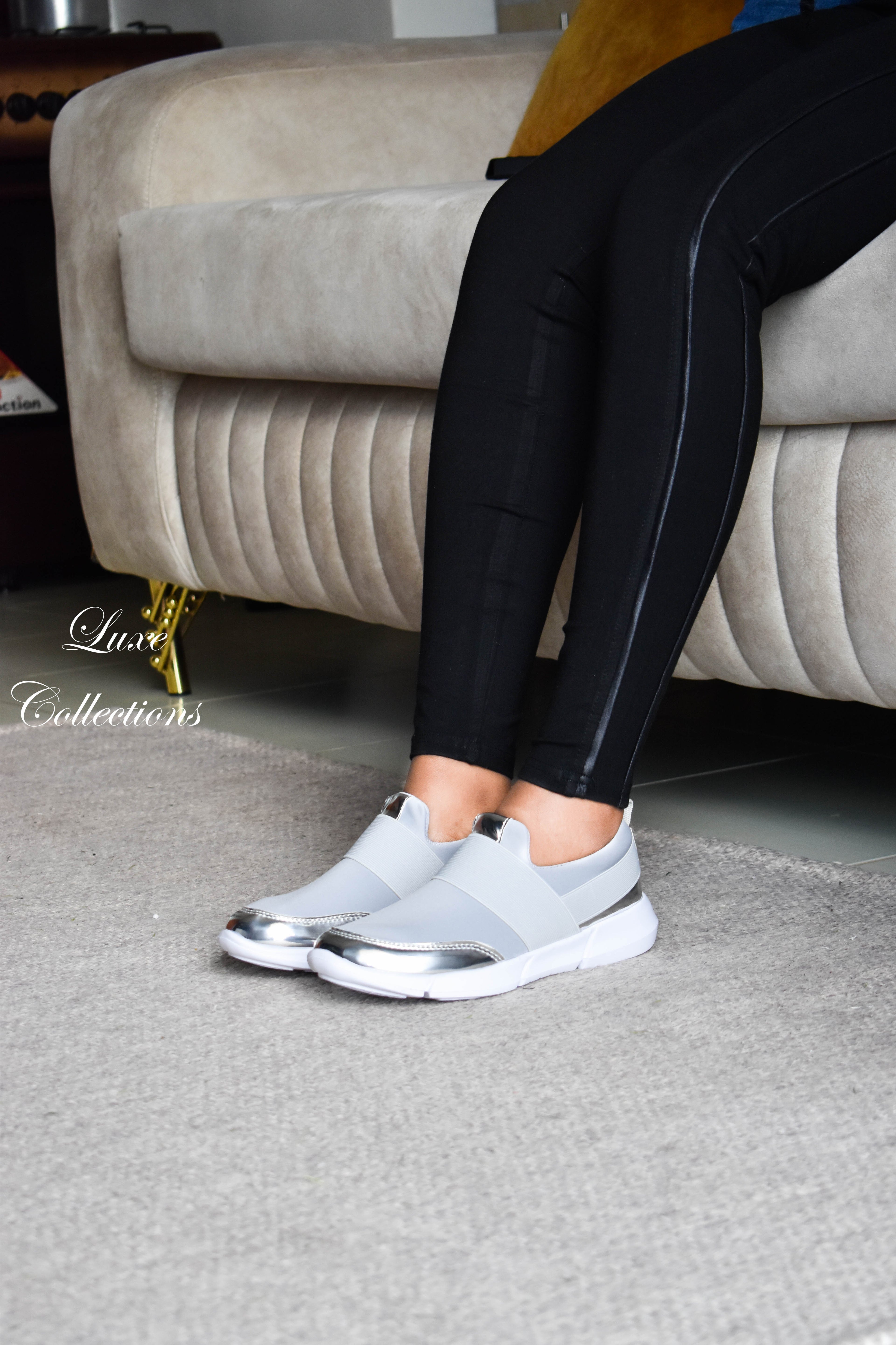 Grey Glide Shoes