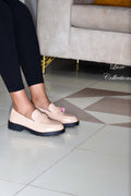 Platform Nude Brogues