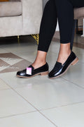 Black Brush Loafers